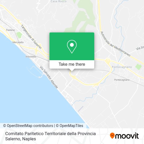 Comitato Paritetico Territoriale della Provincia Salerno map