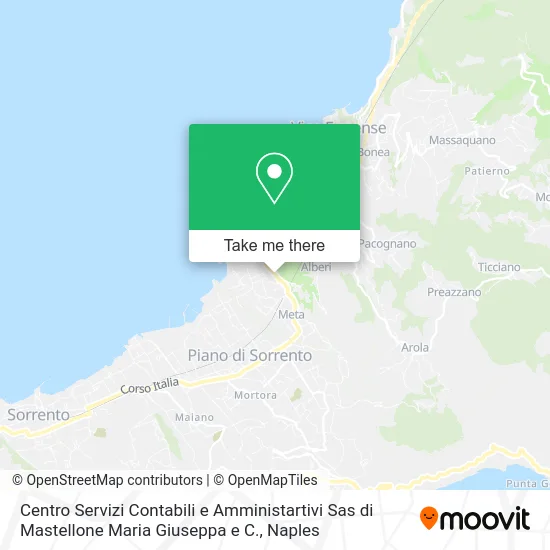 Centro Servizi Contabili e Amministartivi Sas di Mastellone Maria Giuseppa e C. map