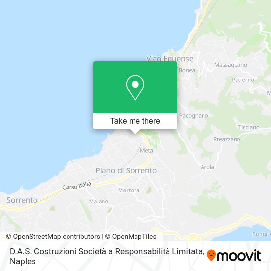 D.A.S. Costruzioni Società a Responsabilità Limitata map