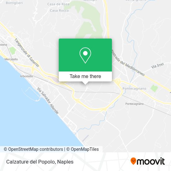 Calzature del Popolo map