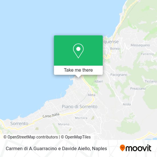 Carmen di A.Guarracino e Davide Aiello map