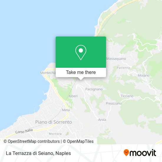 La Terrazza di Seiano map