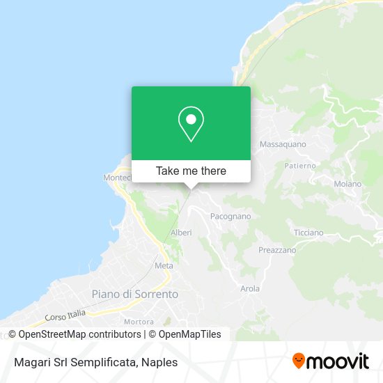 Magari Srl Semplificata map