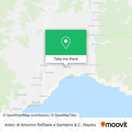 Aderc di Amorino Raffaele e Demetrio & C. map