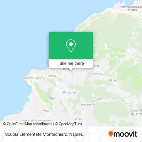 Scuola Elementate Montechiaro map