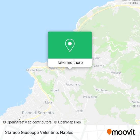Starace Giuseppe Valentino map
