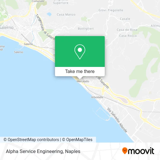 Alpha Service Engineering map