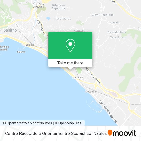 Centro Raccordo e Orientamentro Scolastico map