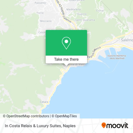 In Costa Relais & Luxury Suites map