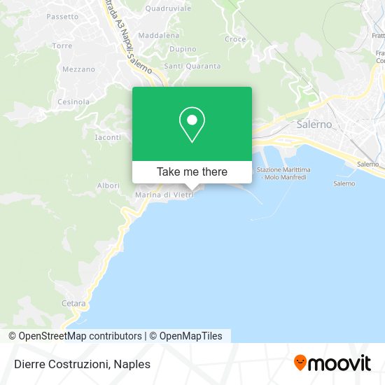Dierre Costruzioni map