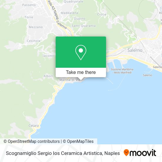 Scognamiglio Sergio Ios Ceramica Artistica map