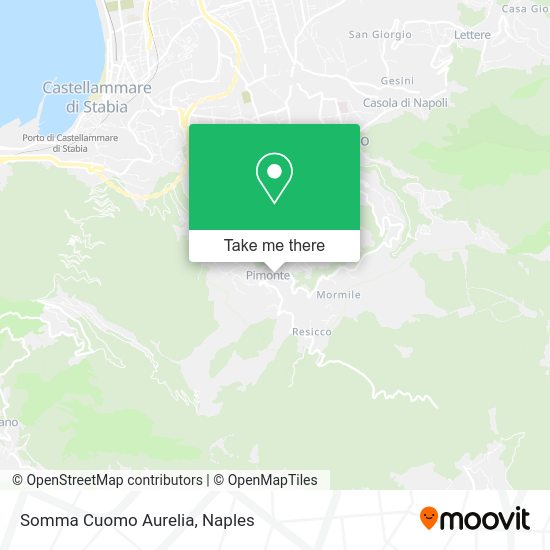 Somma Cuomo Aurelia map