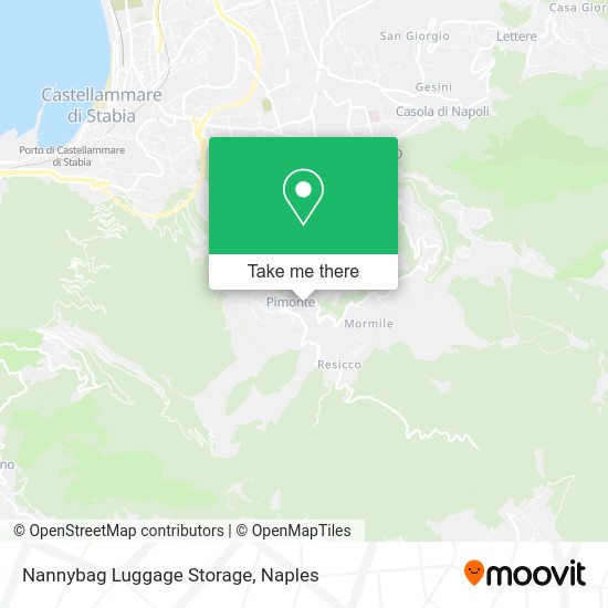 Nannybag Luggage Storage map