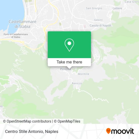 Centro Stile Antonio map
