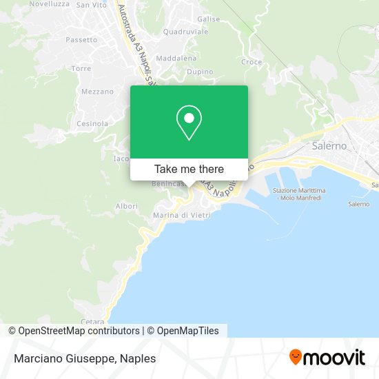 Marciano Giuseppe map