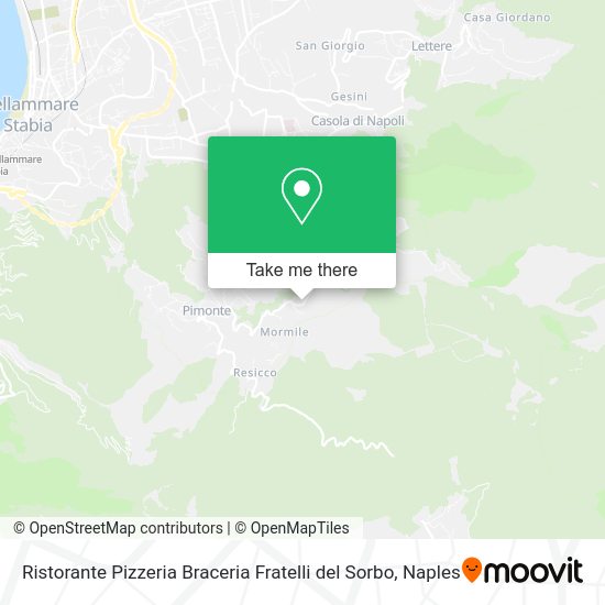 Ristorante Pizzeria Braceria Fratelli del Sorbo map
