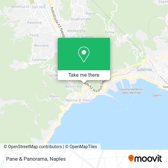 Pane & Panorama map