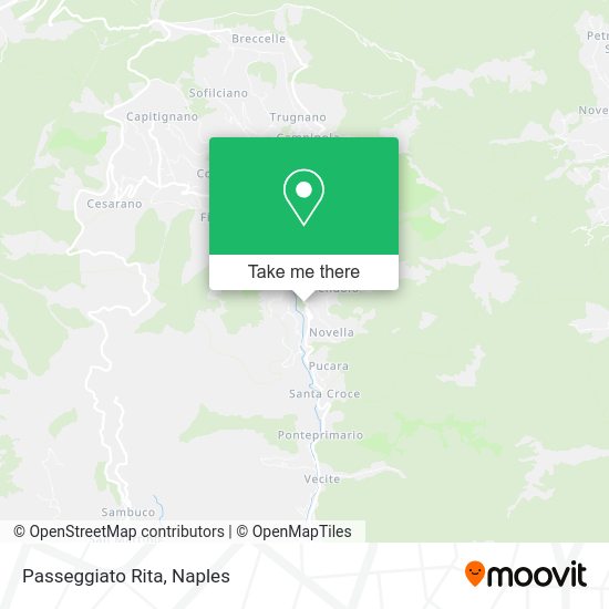 Passeggiato Rita map