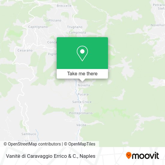 Vanitè di Caravaggio Errico & C. map