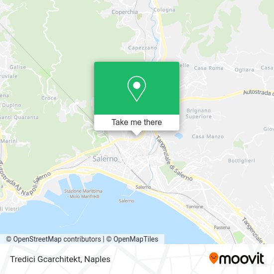 Tredici Gcarchitekt map