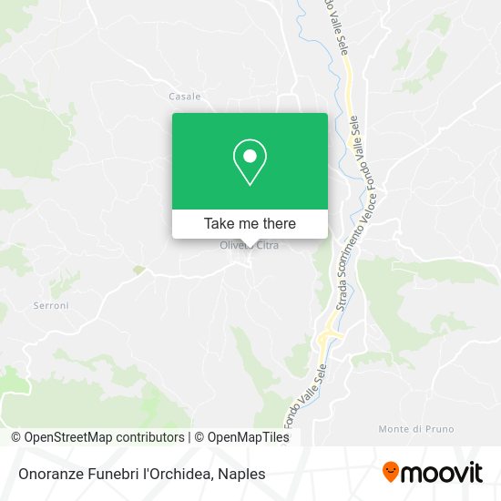 Onoranze Funebri l'Orchidea map