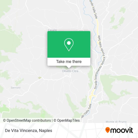 De Vita Vincenza map
