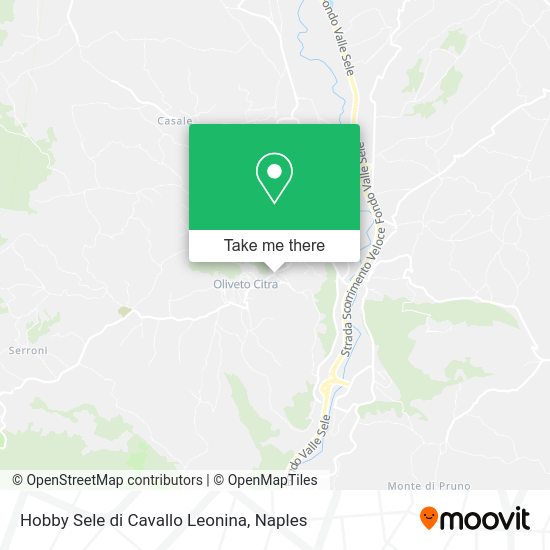 Hobby Sele di Cavallo Leonina map