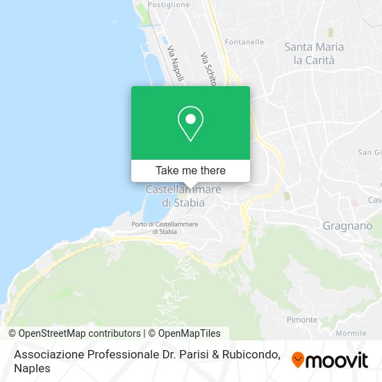 Associazione Professionale Dr. Parisi & Rubicondo map