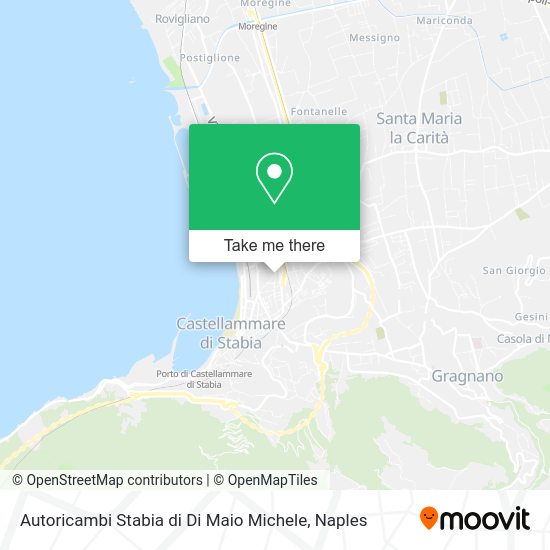 Autoricambi Stabia di Di Maio Michele map