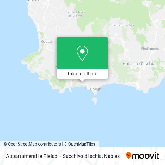 Appartamenti le Pleiadi - Succhivo d'Ischia map