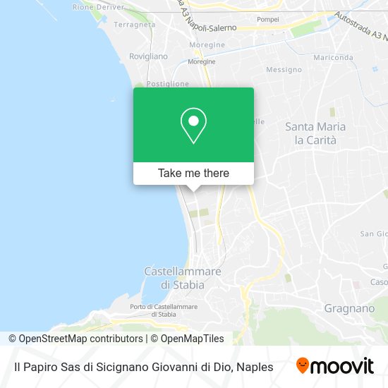 Il Papiro Sas di Sicignano Giovanni di Dio map