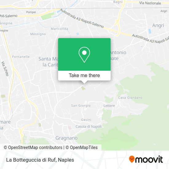 La Botteguccia di Ruf map