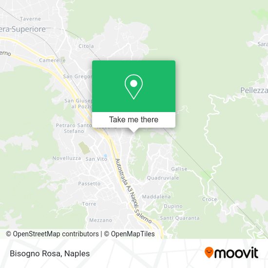 Bisogno Rosa map