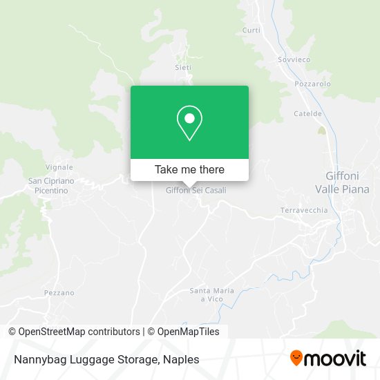 Nannybag Luggage Storage map