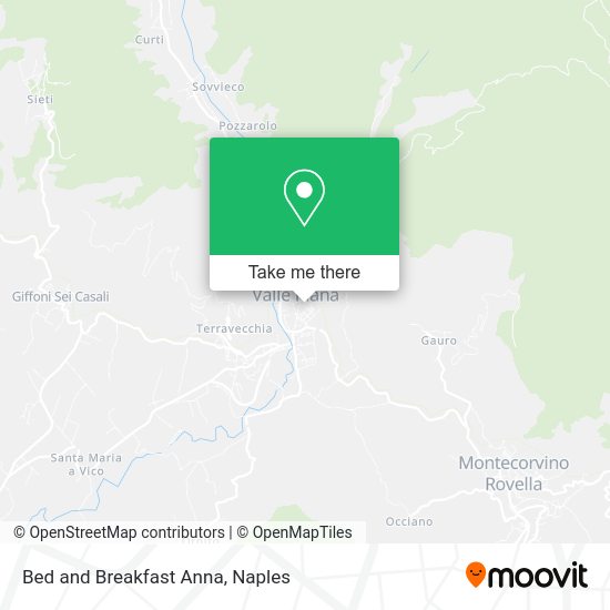 Bed and Breakfast Anna map