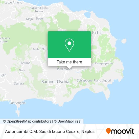Autoricambi C.M. Sas di Iacono Cesare map