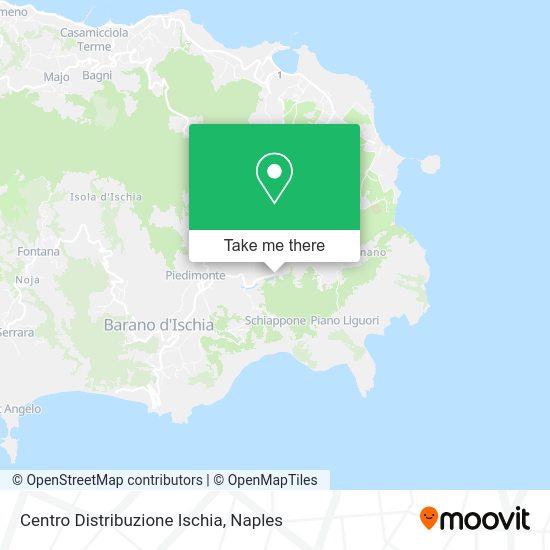 Centro Distribuzione Ischia map