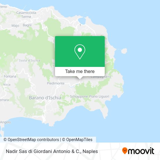 Nadir Sas di Giordani Antonio & C. map