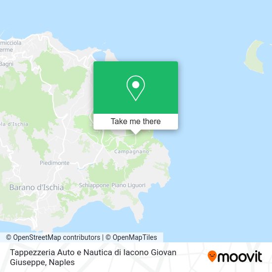 Tappezzeria Auto e Nautica di Iacono Giovan Giuseppe map