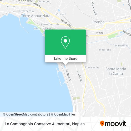 La Campagnola Conserve Alimentari map