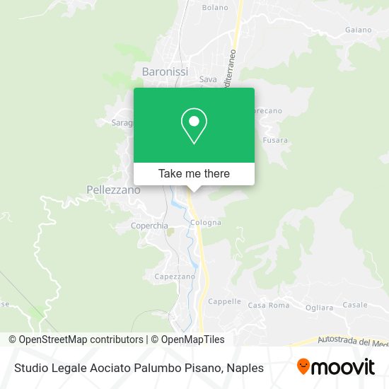 Studio Legale Aociato Palumbo Pisano map