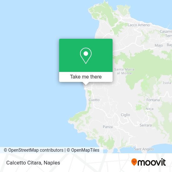 Calcetto Citara map