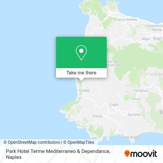 Park Hotel Terme Mediterraneo & Dependance map