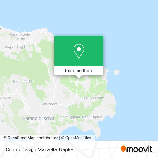 Centro Design Mazzella map