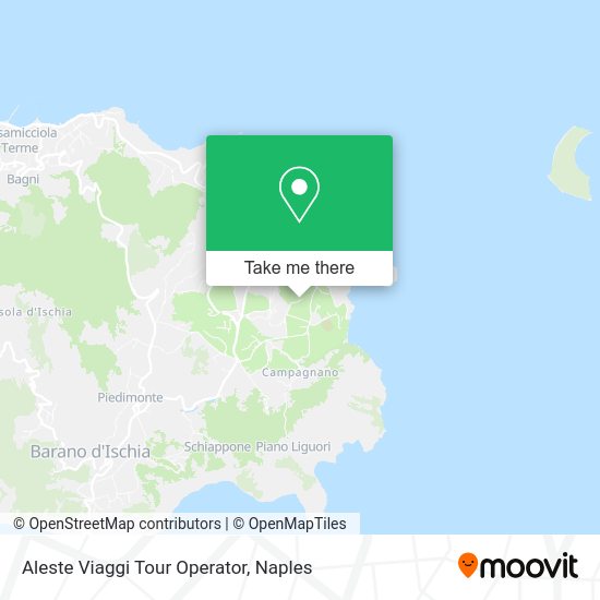 Aleste Viaggi Tour Operator map