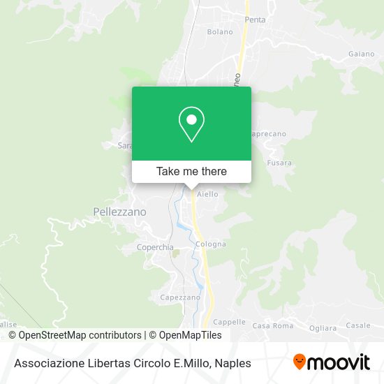 Associazione Libertas Circolo E.Millo map