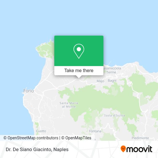 Dr. De Siano Giacinto map