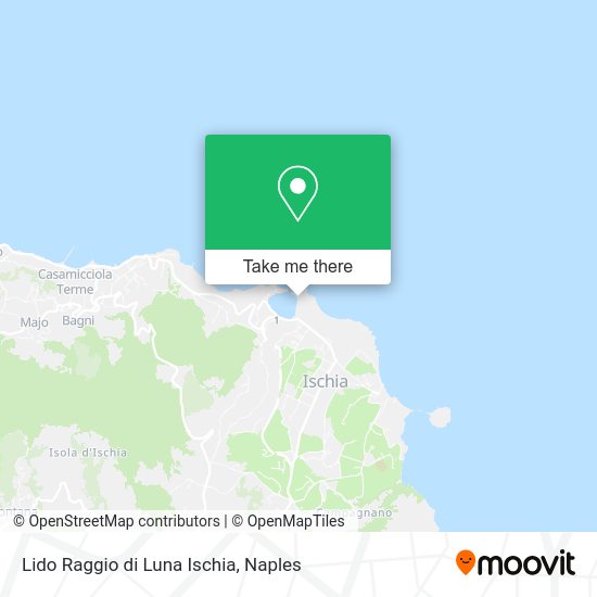Lido Raggio di Luna Ischia map