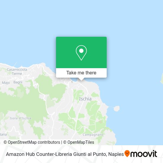 Amazon Hub Counter-Libreria Giunti al Punto map