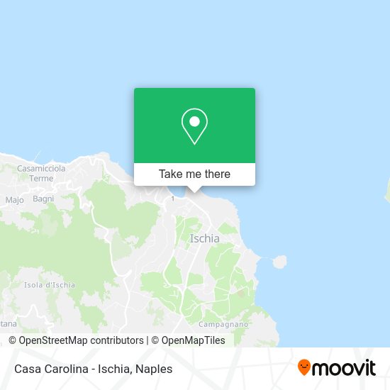 Casa Carolina - Ischia map